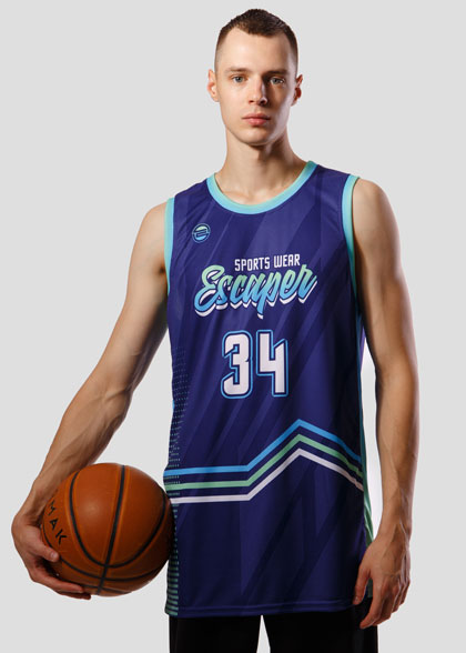Мужская баскетбольная майка с лампасом BSK-A13.1-SUBL